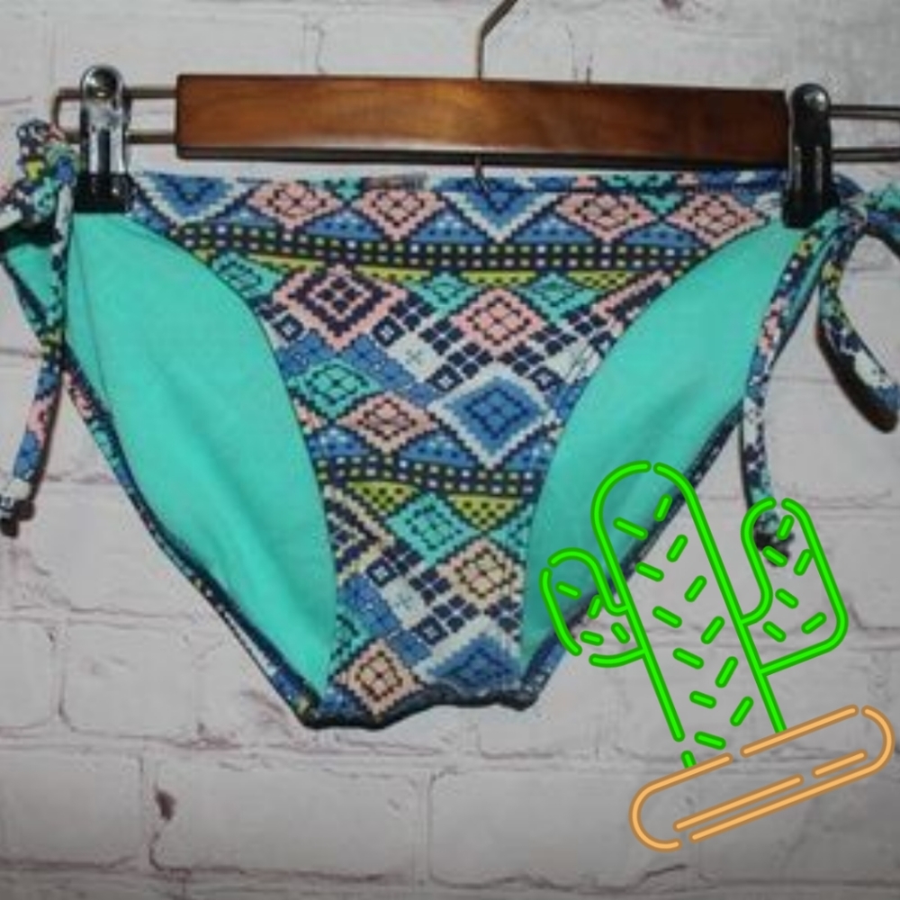 4/$20 {OLD NAVY} Printed Bikini Bottom Size Small